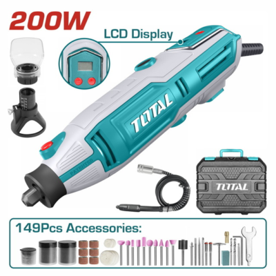 ميني كرافت ٢٠٠ وات ديجيتال TOTAL Mini grinder 200W (TG2006)