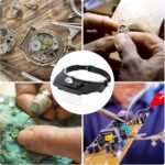 ⁦عدسة مكبرة تثبت على الرأس مع ضوء ليد بقوه تكبير1.2X,1.8X, 2.5X , 3.5X⁩ - الصورة ⁦7⁩