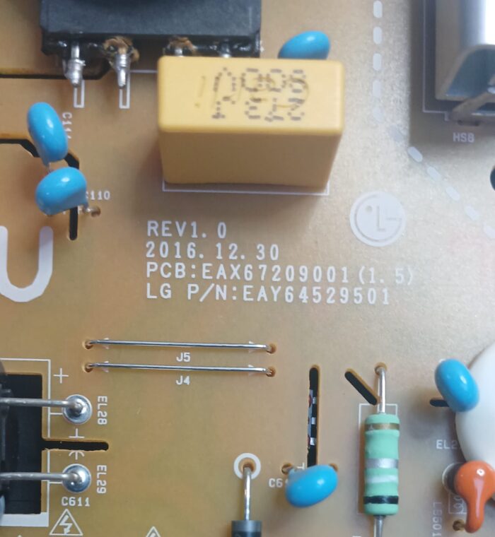 ⁦EAX67209001(1.5) P/N:EAY64529501 43K5730PVC⁩ - الصورة ⁦3⁩