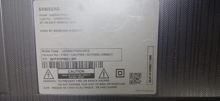 ⁦UA55AU7000U L55S6N_TDY BN44-01054B⁩ - الصورة ⁦5⁩