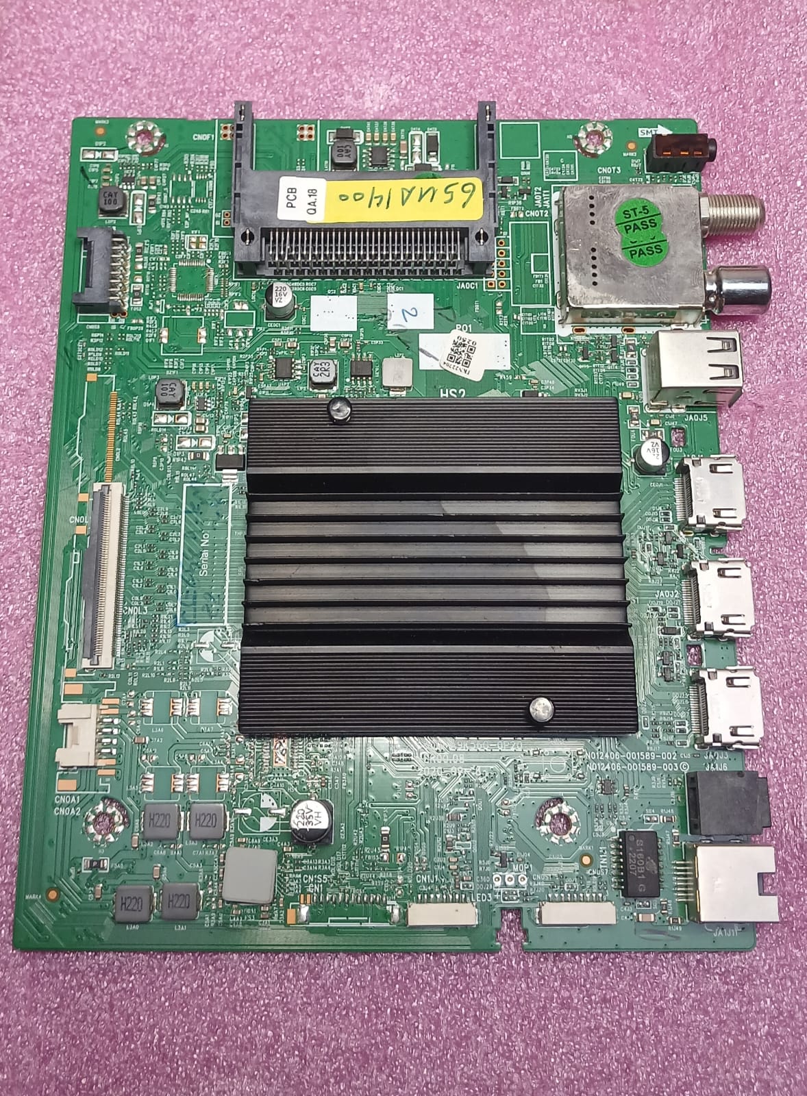 WhatsApp Image 2026-02-24 at 5.11.08 PM بورده شاشه تورنيدو سمارت TORNADO 65UA1400E 58C0-A9K56G-0P20 - الصورة 1