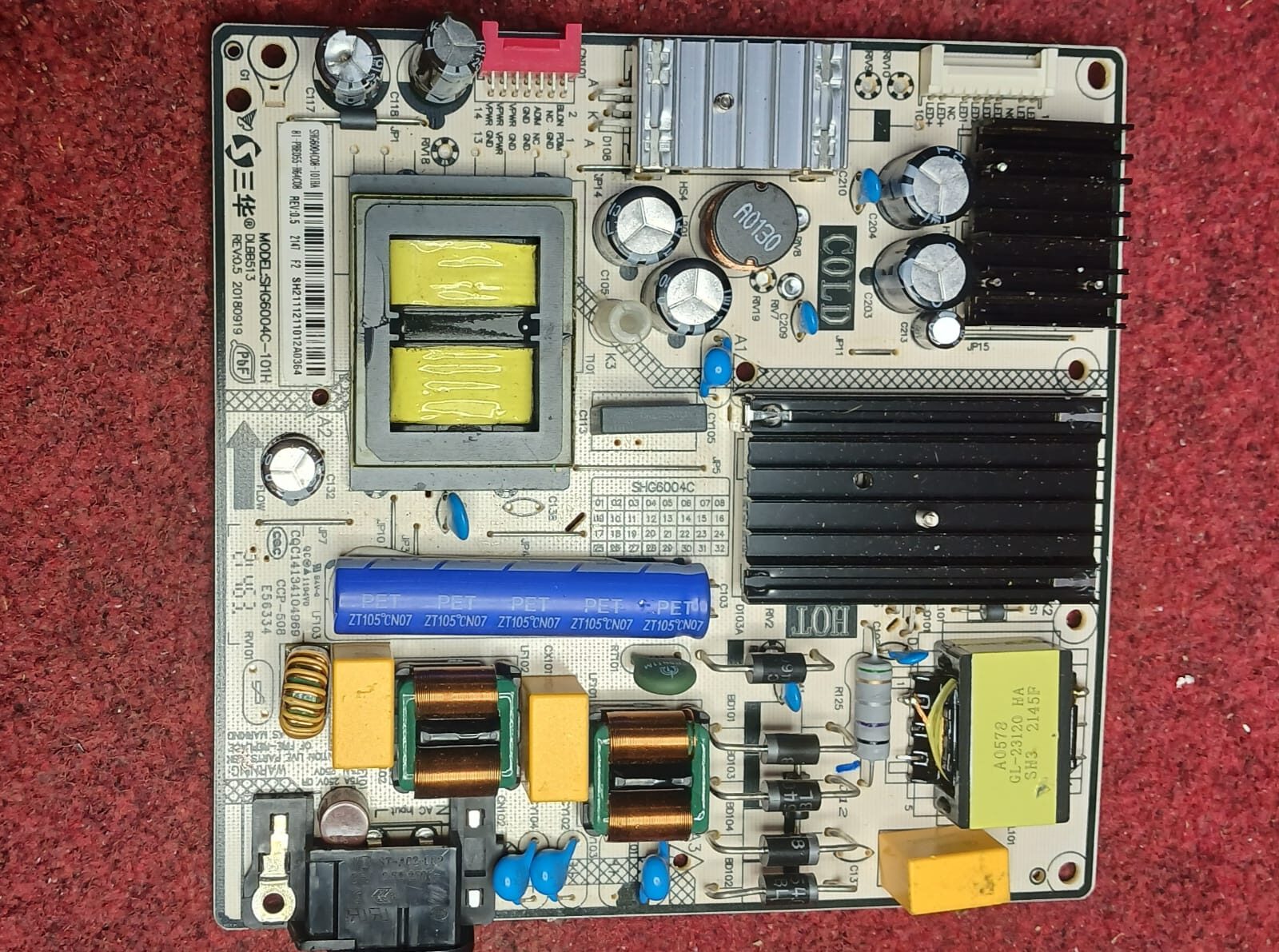 WhatsApp Image 2026-02-24 at 5.45.13 PM TOSHIBA 58US9500 SHG6004C-101H DLBB513 - الصورة 1