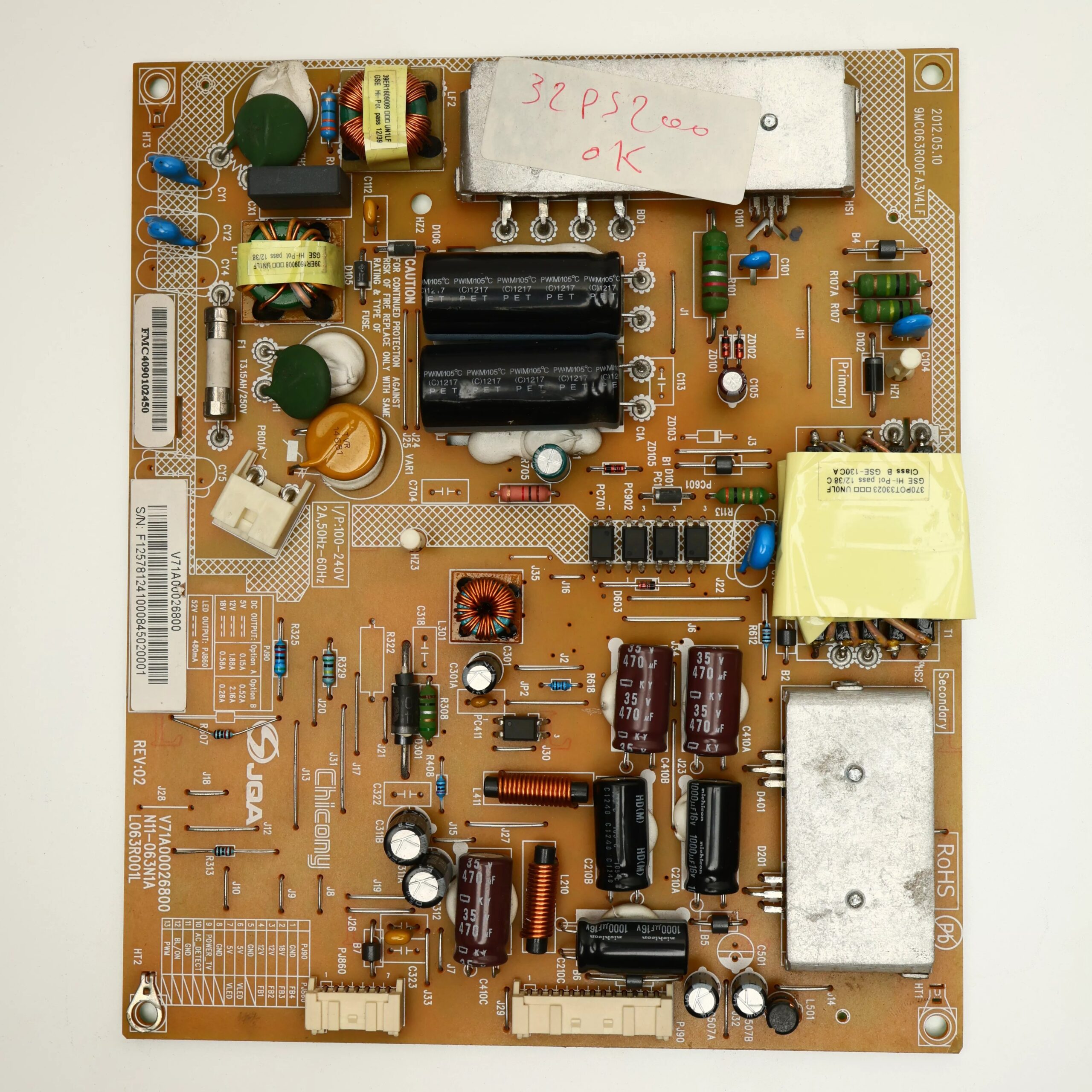 prod_992_e15738ad97b8dfd6 TOSHIBA POWER BOARD 32PS200 - الصورة 1